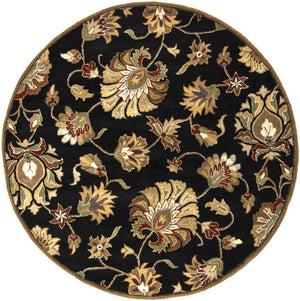 Grimshaw Traditional Black Area Rug