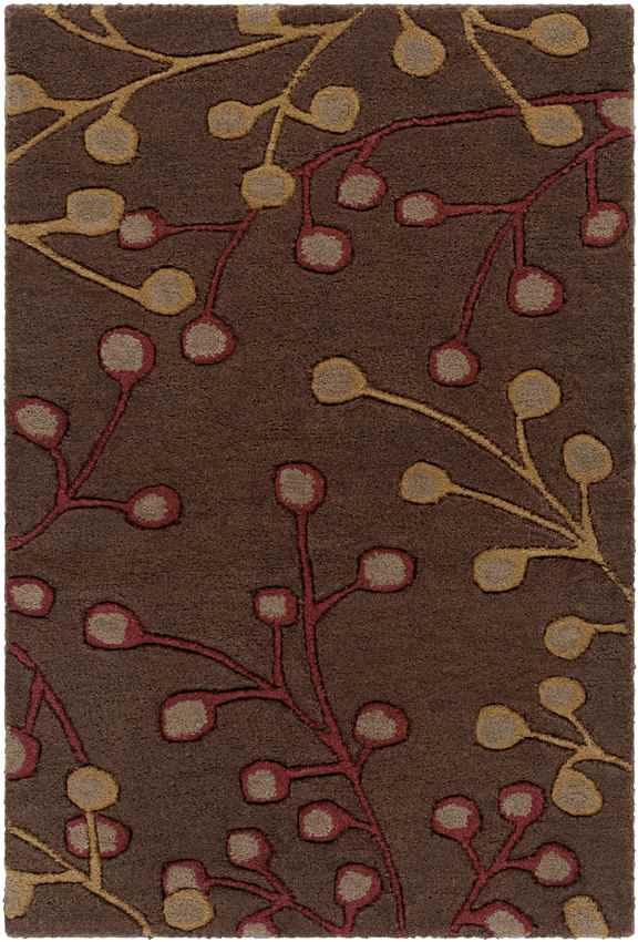 Le Havre Cottage Dark Brown Area Rug