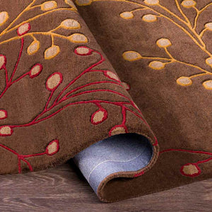 Le Havre Cottage Dark Brown Area Rug