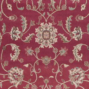George Traditional Brick Area Rug