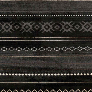 Creston Rustic Black Area Rug