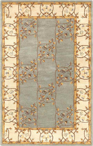 Golden Traditional Sage Area Rug