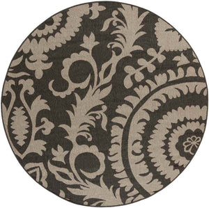 Nancy Cottage Medium Black Area Rug