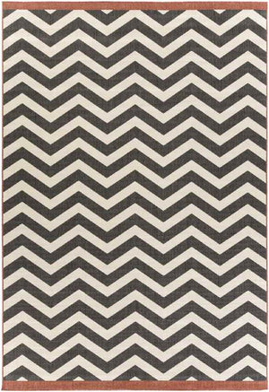 Deloraine Modern Black Area Rug