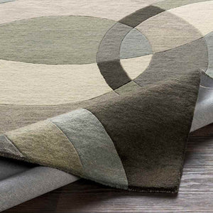 Besancon Modern Khaki Area Rug