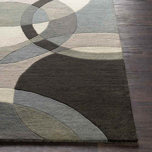 Besancon Modern Khaki Area Rug