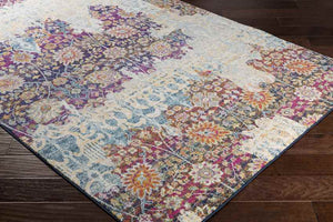Raleigh Traditional Burnt Orange Area Rug