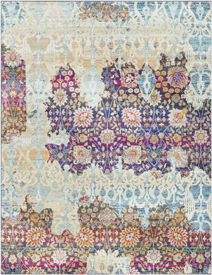Raleigh Traditional Burnt Orange Area Rug