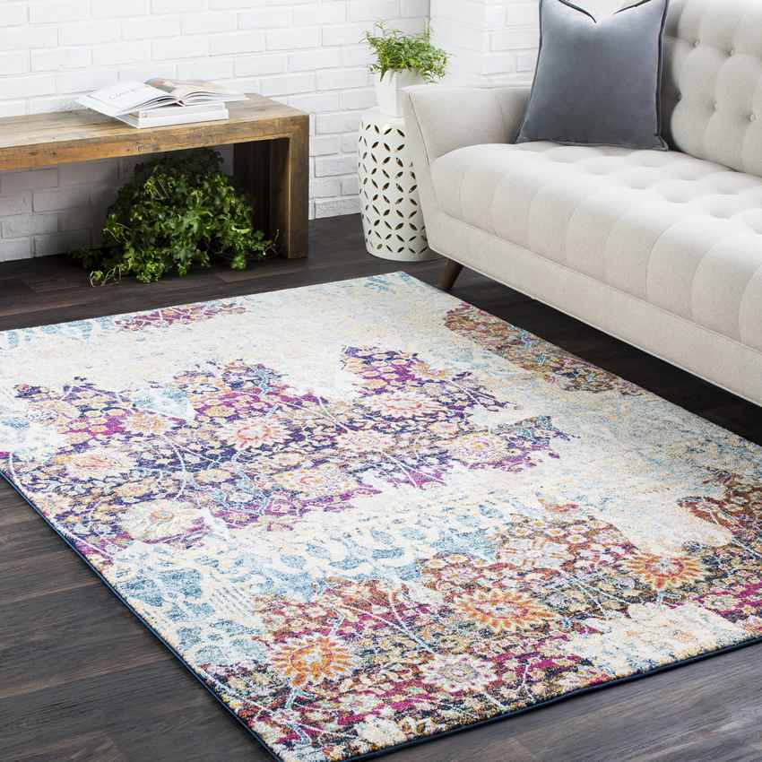 Raleigh Traditional Burnt Orange Area Rug