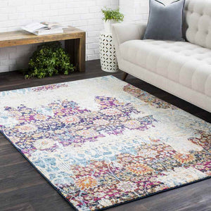 Raleigh Traditional Burnt Orange Area Rug