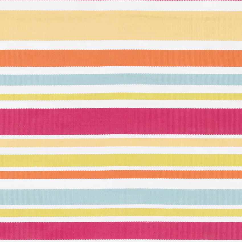 Fareham Modern Bright Pink/Yellow Area Rug