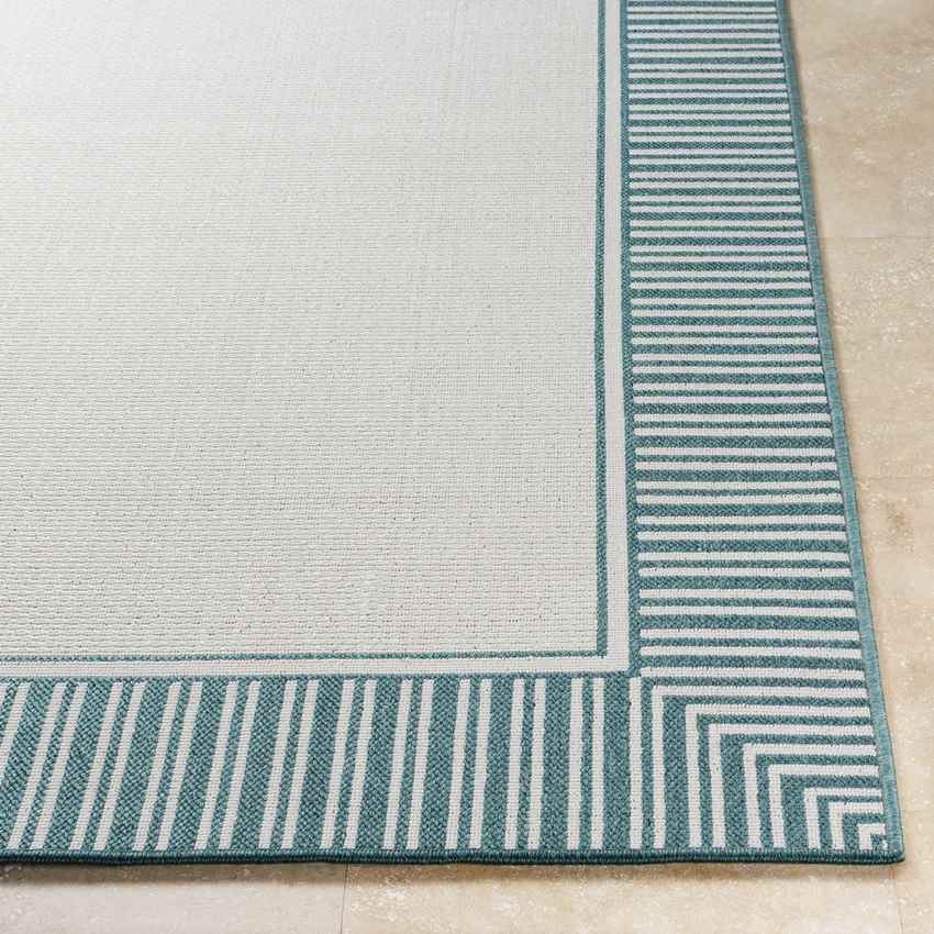 Balgonie Cottage Teal Area Rug