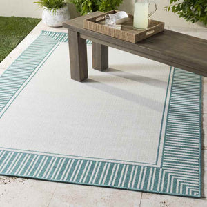 Balgonie Cottage Teal Area Rug