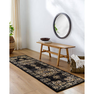 Pense Traditional Black Area Rug