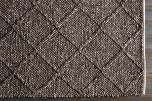 Modena Modern Dark Brown Area Rug