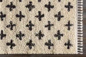 Tacozijl Global Ivory/Gray Area Rug