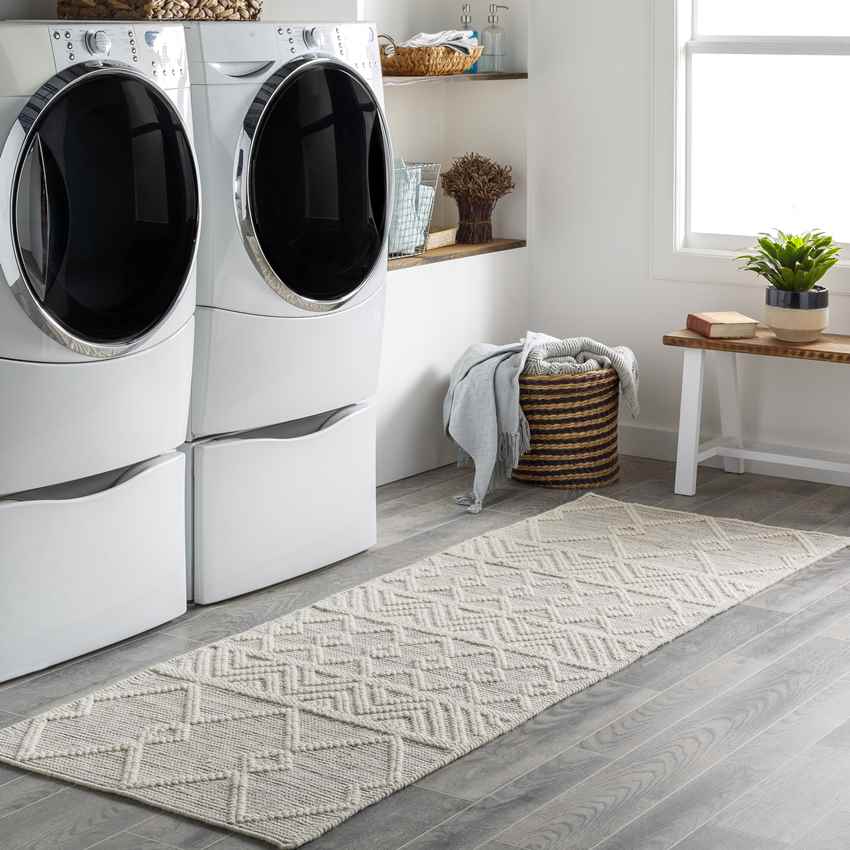 Veneburen Global Charcoal Area Rug