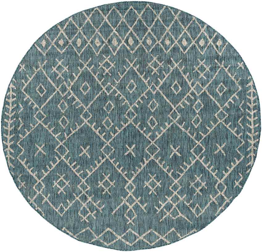 Wijnaldum Global Aqua Area Rug