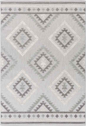 Elim Global Light Gray Area Rug