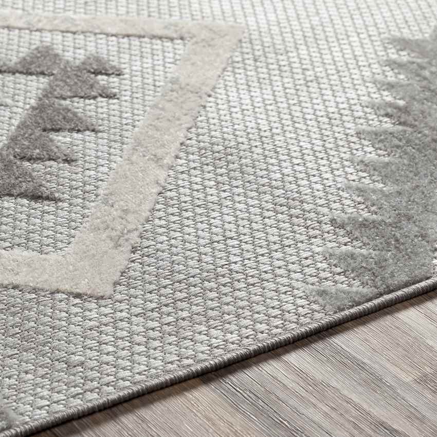 Elim Global Light Gray Area Rug