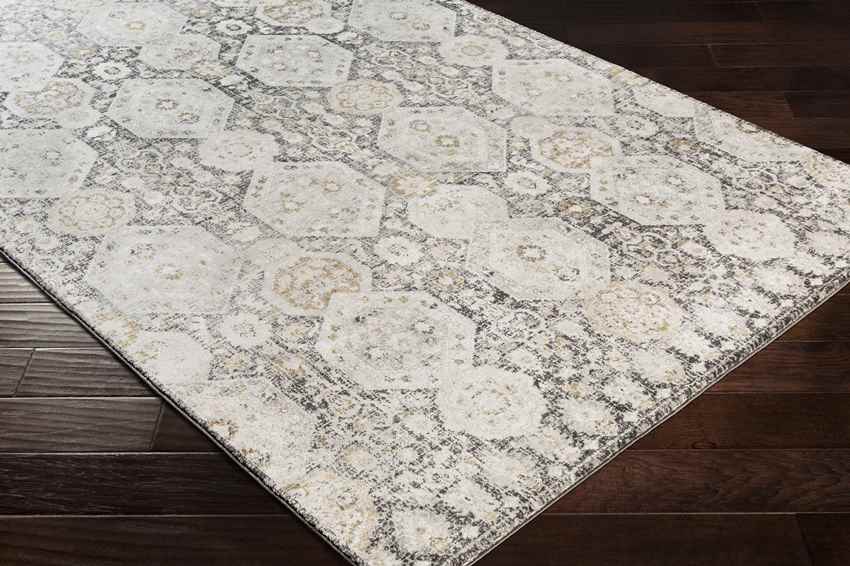 Geelbroek Traditional Black Area Rug