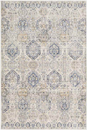 Geelbroek Traditional Bright Blue Area Rug