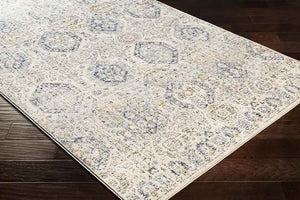 Geelbroek Traditional Bright Blue Area Rug