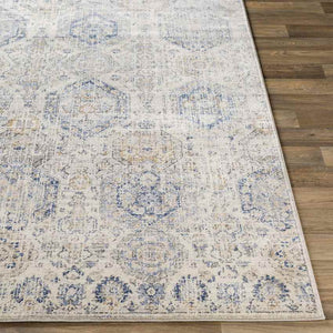 Geelbroek Traditional Bright Blue Area Rug