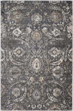 Avellino Traditional Black Area Rug