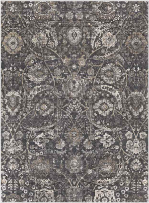Avellino Traditional Black Area Rug
