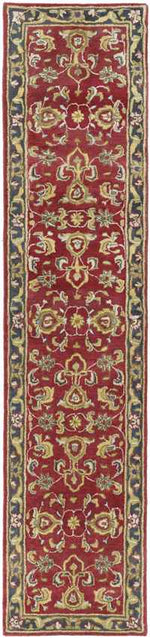 Palaiseau Traditional Bright Red Area Rug