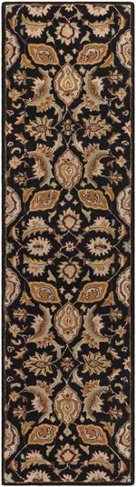 Nolde Traditional Black Area Rug