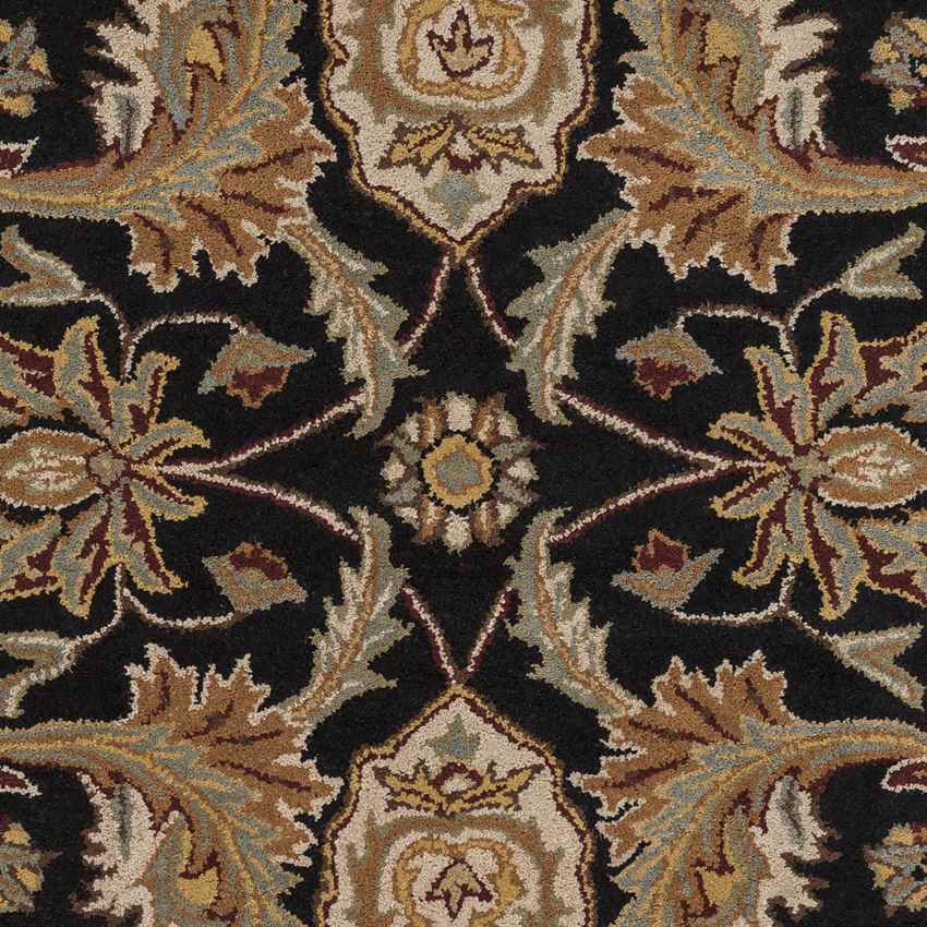 Nolde Traditional Black Area Rug