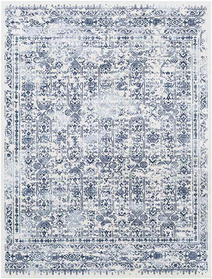 Hyeres Traditional Dark Blue Area Rug