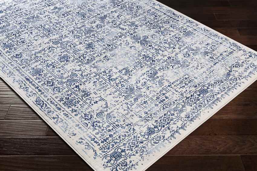 Hyeres Traditional Dark Blue Area Rug