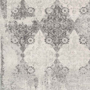 Pesse Traditional Medium Gray Area Rug