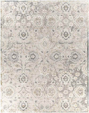 Schipborg Traditional Metallic Gold Area Rug