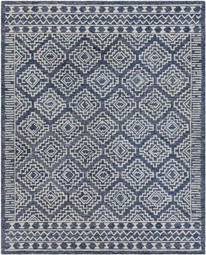 Vledder Global Dark Blue Area Rug