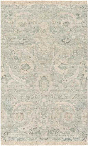 Wijster Traditional Sage Area Rug
