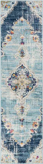 Brongerga Traditional Blue Area Rug