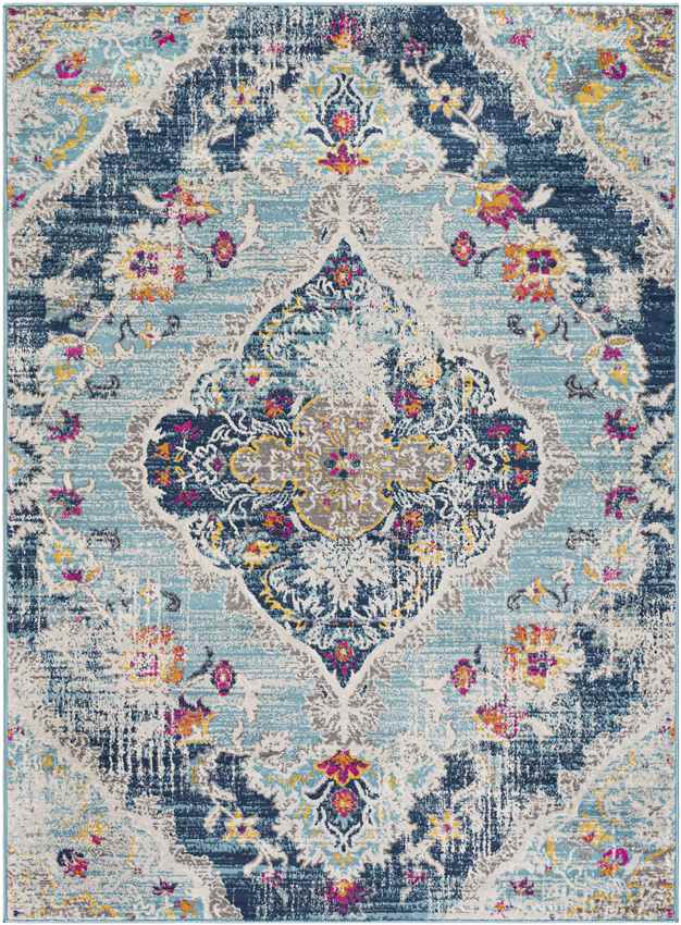 Brongerga Traditional Blue Area Rug