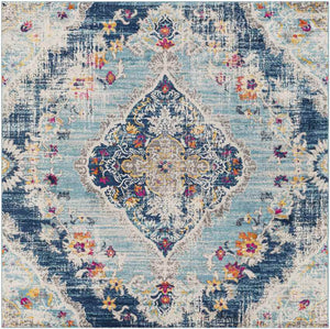 Brongerga Traditional Blue Area Rug