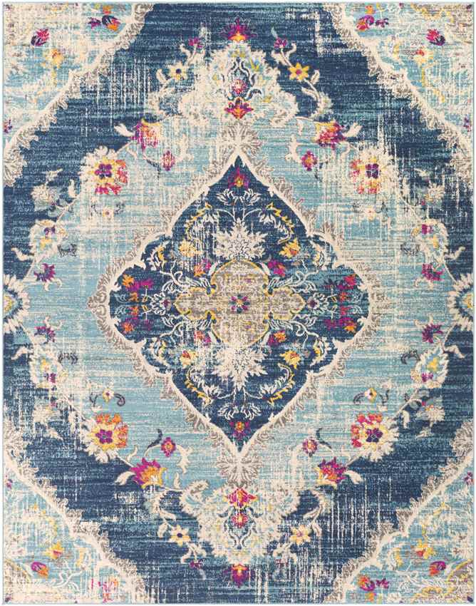 Brongerga Traditional Blue Area Rug