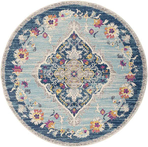 Brongerga Traditional Blue Area Rug