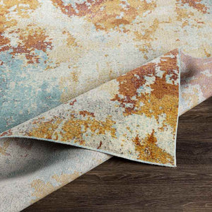 Giswil Modern Bright Yellow Area Rug