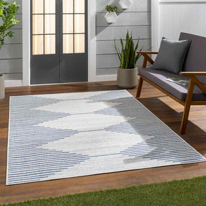 Okswerd Global Pale Blue Area Rug