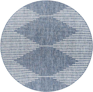 Okswerd Global Bright Blue Area Rug