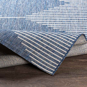 Okswerd Global Bright Blue Area Rug