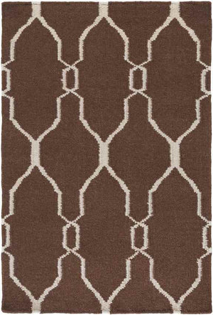 Hendon Modern Dark Brown Area Rug