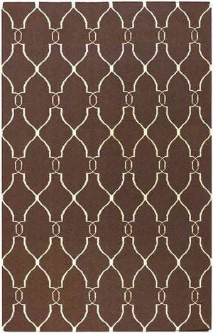Hendon Modern Dark Brown Area Rug